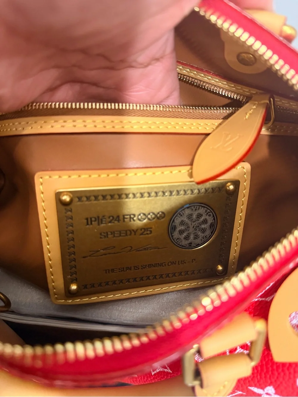 Designer inspired Bag, made with real lamb skin